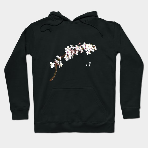 Sakura flower Hoodie by Slownessi